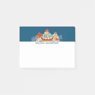 Retro Style Cupcakes Sweet Dessert Post-it Notes