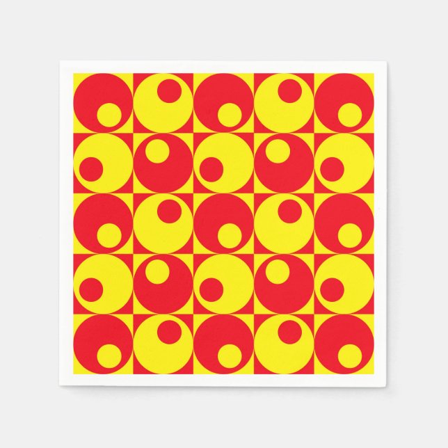 Retro style design napkins (Front)