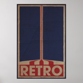 Retro Style Design Poster