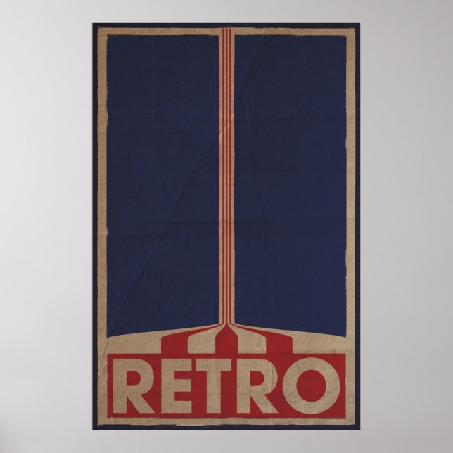Retro Style Design Poster (Front)