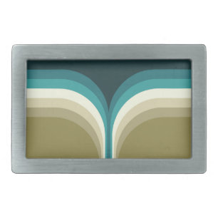 Retro style double arch decoration belt buckle