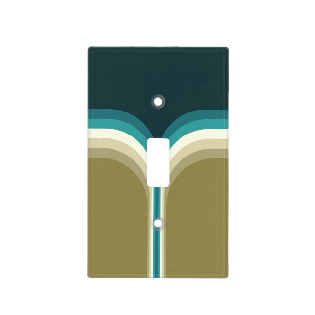 Retro style double arch decoration light switch cover (Front)