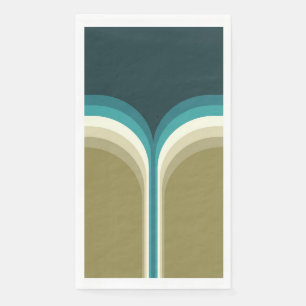 Retro style double arch decoration paper guest towels