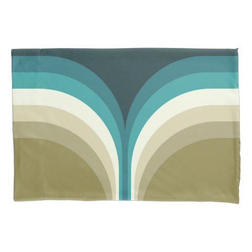 Retro style double arch decoration pillow case