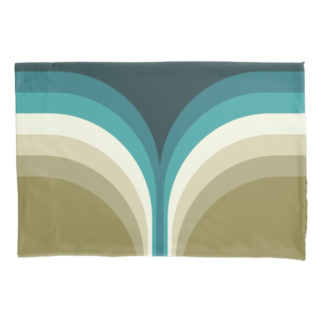 Retro style double arch decoration pillow case (Front)