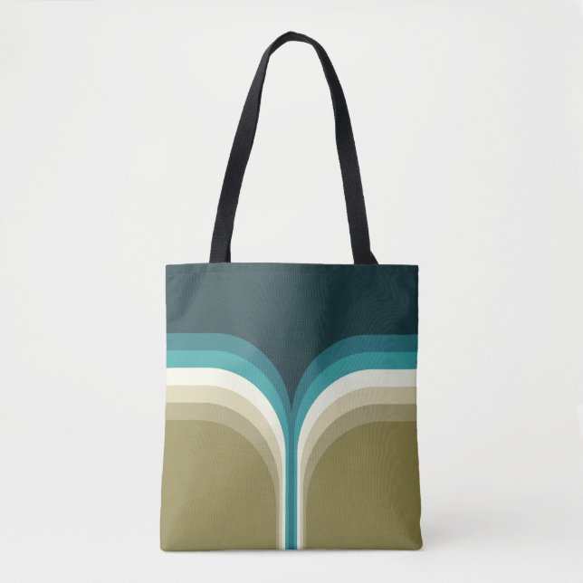 Retro style double arch decoration tote bag (Front)