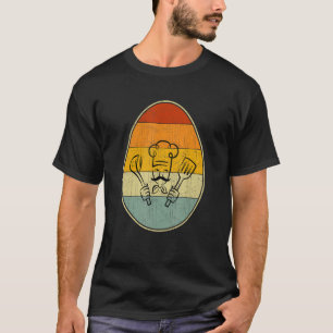 Retro Style Easter Egg Graphic Funny Easter Day Ch T-Shirt