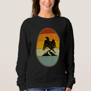 Retro Style Easter Egg Graphic Funny Easter Day Co Sweatshirt