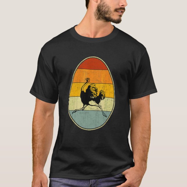 Retro Style Easter Egg Graphic Funny Easter Day Os T-Shirt (Front)