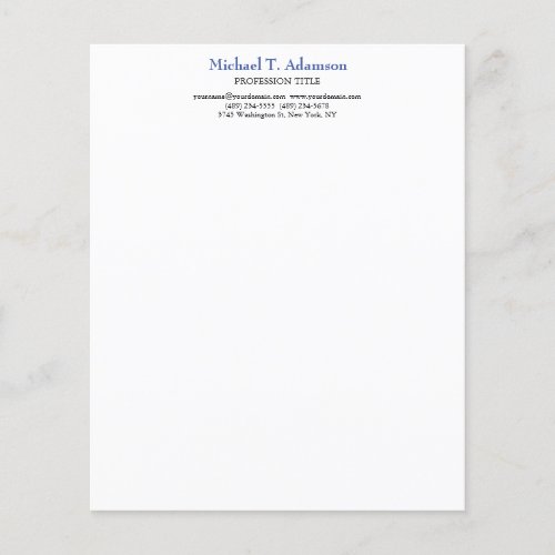 Retro Style Elegant Plain Simple White Paper Sheet