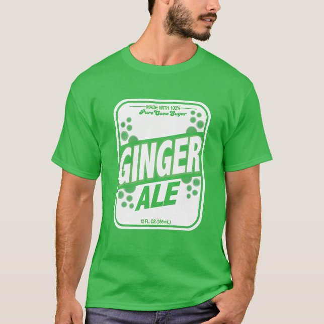Retro Style GINGER ALE Costume T T-Shirt (Front)