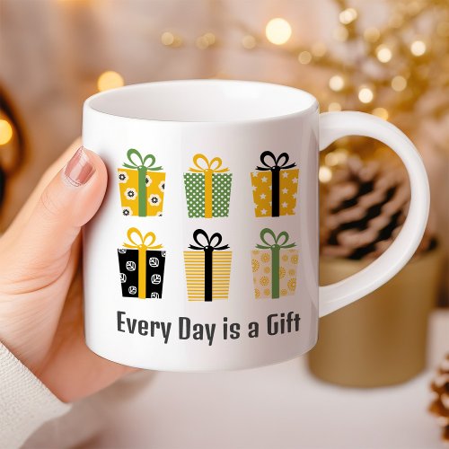 Retro Style Holiday Gifts Customizable Christmas Coffee Mug