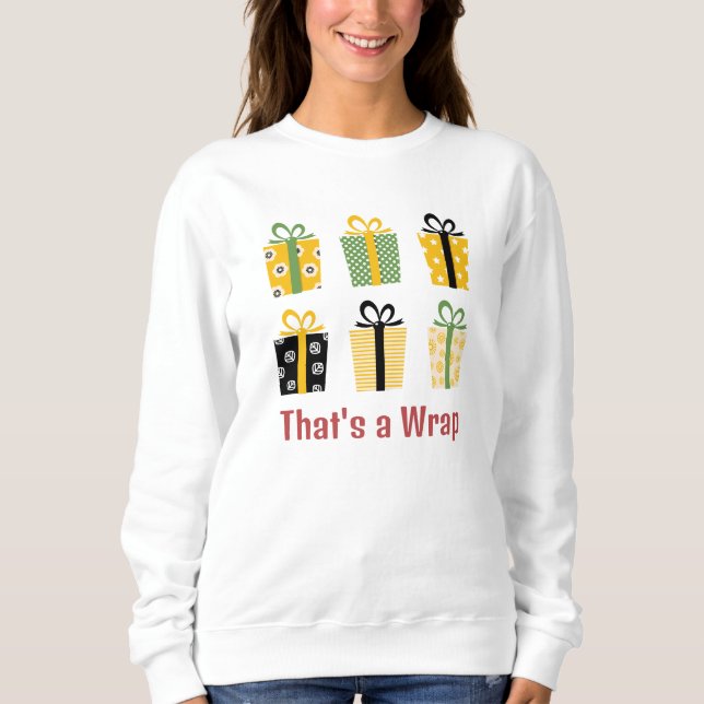 Retro Style Holiday Gifts Customizable Christmas Sweatshirt (Front)