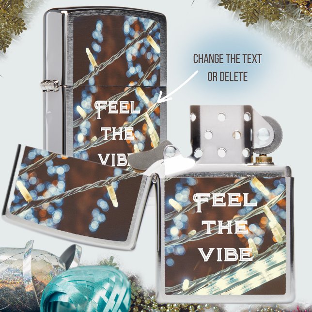 Retro style holiday lights  zippo lighter (Creator Uploaded)