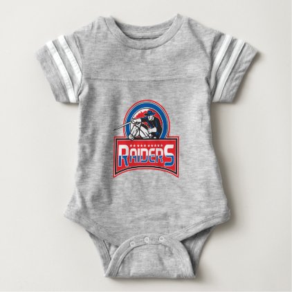 Retro style illustration of Cavalry Trooper on hor Baby Bodysuit