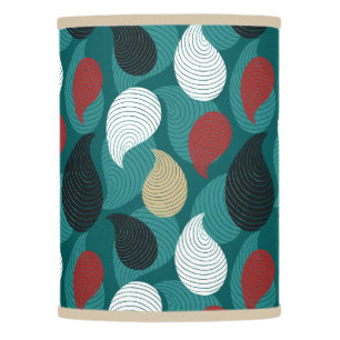 Retro Style in Attractive Swirl of Colors Lamp Shade