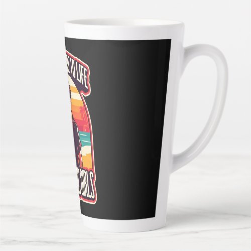 Retro Style Latte Mug