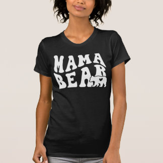 Retro Style Mama Bear, Mommy & Cub T-shirt