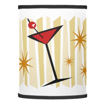 Retro Style Martini Lamp Shade by WaywardMuse at Zazzle