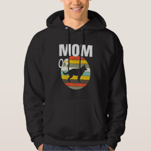 Retro Style Men Women and Kids German Shepherd Mom Hoodie