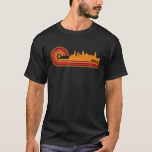 Retro Style Montreal Quebec Canada Skyline T-Shirt