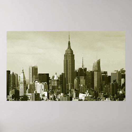 Retro Style New York City Poster