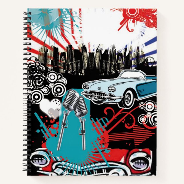 Retro style notebook (Front)