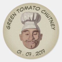 Retro Style Personalized Jar Label