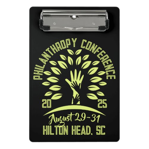 Retro_Style Philanthropy Conference  Mini Clipboard