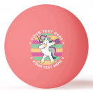 Retro Style Ping Pong Dabbing Unicorn Ping Pong Ball Retro Style Ping Pong Dabbing Unicorn Ping Pong Ball