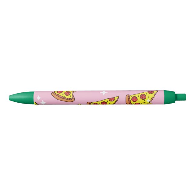 Retro Style Pizza Slices Seamless Pattern Pen (Front)