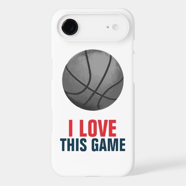 Retro Style Pop Art Basketball Motivational iPhone Case (Back)