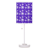 Retro Style Purple Polka Dots Table Lamp (Right)