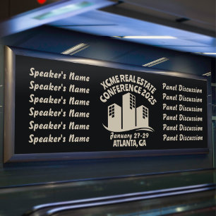Retro-Style Real Estate Conference Banner