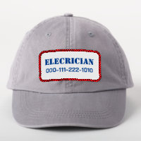 Retro Style Red and Blue Business Name
