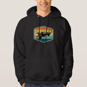 Retro Style Rocket Rc Soccer Car League Gamer Hoodie
