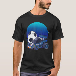 Retro Style Rocket Rc Soccer Car League Gamer T-Shirt