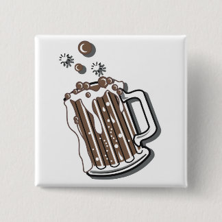 retro style root beer graphic button