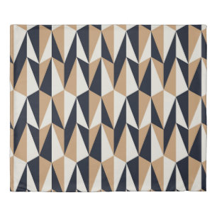 Retro Style: Seamless Vintage Pattern Duvet Cover