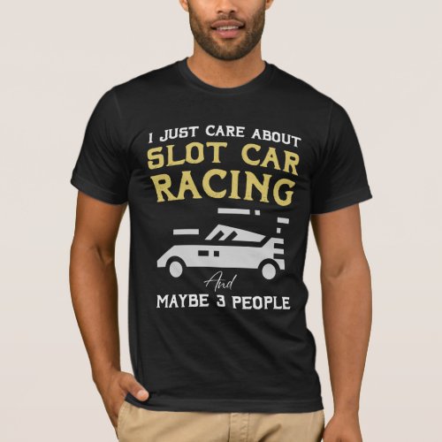 Retro Style Slot Car Racing present for her or him T_Shirt