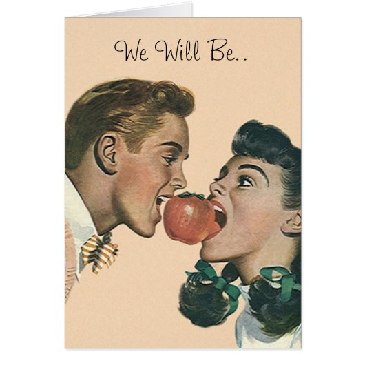 Retro Style Taking A Bite Out Of The Big Apple Cards (Front)