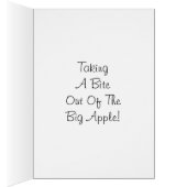 Retro Style Taking A Bite Out Of The Big Apple Cards (Inside (Right))