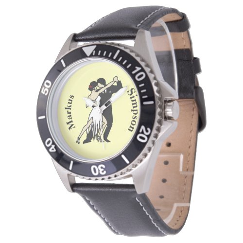 Retro_style Tango Dancers Watch