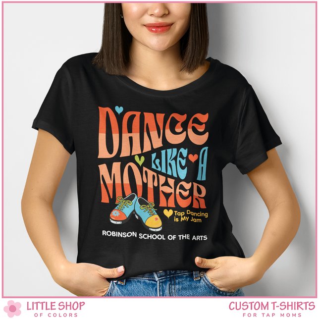Retro Style Tap Dance Mom Customizable Tri-Blend Shirt (Creator Uploaded)