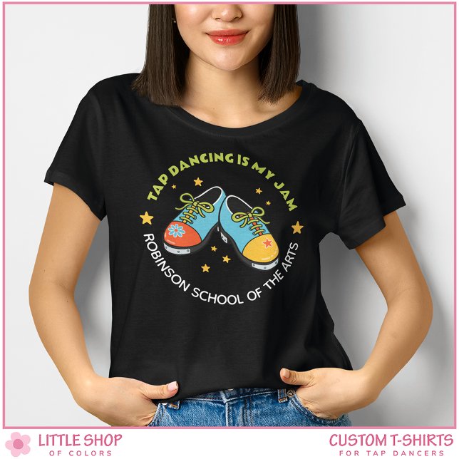 Retro Style Tap Dancing is My Jam Customizable Tri-Blend Shirt (Creator Uploaded)