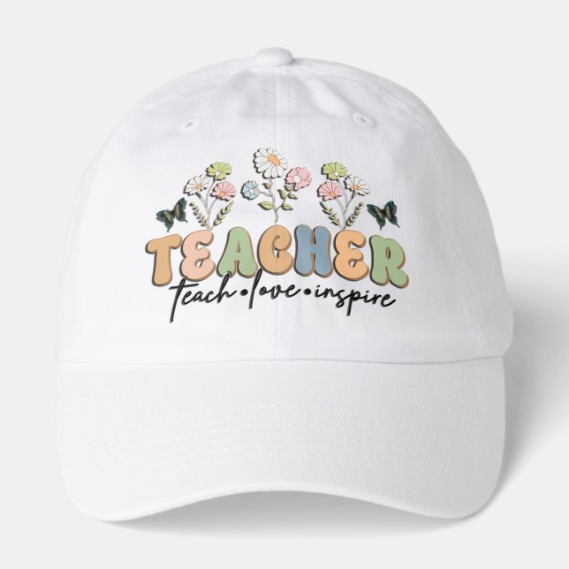  Retro Style Teacher Hat (Front)