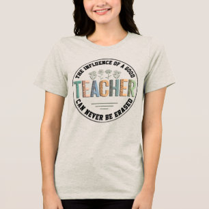 Retro Style Teacher Tri-Blend Shirt