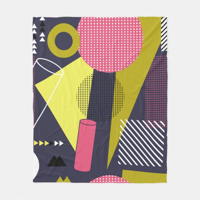 Retro style texture, pattern design. art,abstract, fleece blanket (Front)