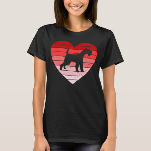 Retro style Valentines day Soft coated Wheaten Ter T-Shirt