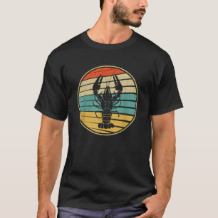 Retro Style Vintage Sea Crawfish Lobster T-Shirt